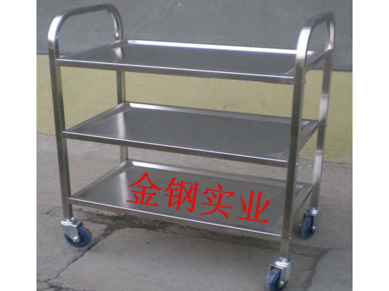 不锈钢三层推车A